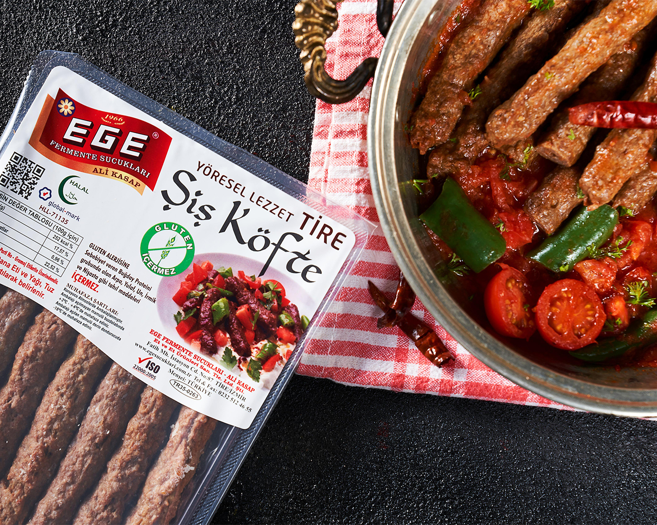 Glutensiz Tire Şiş Köfte