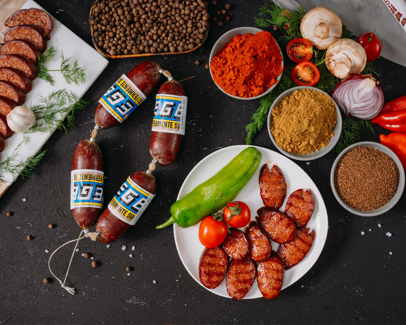 Klasik Acılı Sarımsaklı Fermente Sucuk