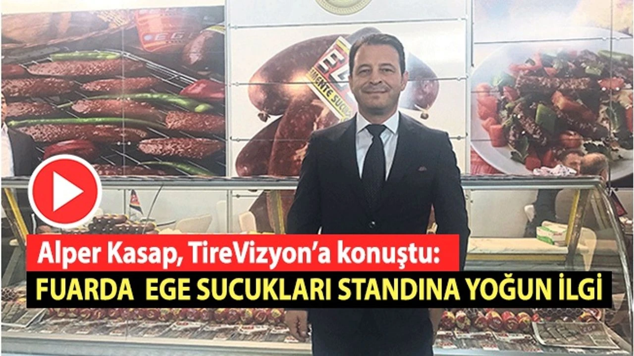 Fuarda Ege Sucukları Standına Yoğun İlgi